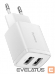 Adaptrid Baseus Compact Charger 2xUSB 10,5W White
