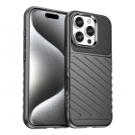 Tagakaaned Hurtel  Thunder Case for iPhone 16 Pro Max Silicone Case - Black