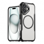Tagakaaned Hurtel  Leading Series MagSafe Silicone Case for iPhone 16 Plus - Black