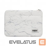 S&uuml;learvuti kott iLike 13-14 Inches Fabric Laptop Bag Marble White