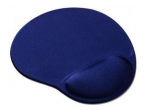 Arvutihiir Gembird  MP-GEL-B Gel mouse pad with wrist support, blue Blue, Gel mouse pad