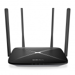 Ruuterid MERCUSYS AC1200 Wireless Dual Band Gigabit Router AC12G 802.11ac, 300+867 Mbit/s, 10/100/1000 Mbit/s, Ethernet LAN (RJ-45) ports 3, MU-MiMO No, Antenna type 4xFixed, Black