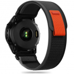 Rihm Tech-Protect Tech-Protect Nylon Strap for Garmin Fenix 5 / 6 / 6 Pro / 7 - Black/Orange