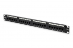 Muud kaubad Digitus  Patch Panel DN-91524U Black, 48.2 x 4.4 x 10.9 cm, Category: CAT 5e; Ports: 24 x RJ45; Retention strength: 7.7 kg; Insertion force: 30N max
