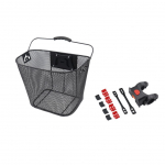 Jalgratta tarvik OEM  Front bicycle basket with quick release FSBKT-013 black