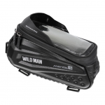 Jalgratta tarvik WILDMAN  WILDMAN traveling bag for bike frame with zipper 1,2L (4 "- 7") ES10 black