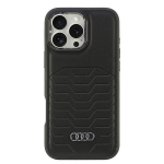 Muud kaubad Audi  Audi Synthetic Leather MagSafe iPhone 16 Pro Max 6.9" black/black hardcase AU-TPUPCMIP16PM-GT/D3-BK