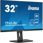 Monitorid Iiyama Iiyama ProLite XUB3293UHSN-B5 - LED monitor - 32' - 3840 x 2160 @60Hz (8.3 megapixel 4K UHD) - 350 cd/m&sup2; - 16:9 - 4ms - matte, black