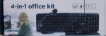 Arvuti klaviatuur Gembird  SALE OUT.  KBS-UO4-01 Multimedia office set, black, US-Layout | SALE OUT. |  4-in-1 Multimedia office set | KBS-UO4-01 | Keyboard, Mouse, Pad and Headset Set | Wired | Mouse included | US | Black | DAMAGED PACKAGING