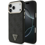 Tagakaaned Guess  Guess 4G Triangle Logo MagSafe Case for iPhone 18 Pro Max / 17 Pro Max black - gold