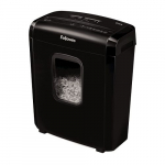 Kontoritarbed Fellowes Powershred 6M Black, 13 L, Credit cards shredding, Mini-Cut Shredder, Paper handling standard/output 6 sheets per pass, Warranty 24 month(s)