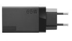 Adaptrid Lenovo Travel Adapter USB-C AC Black, 65 W