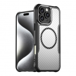 Tagakaaned Hurtel  Leading Series MagSafe Silicone Case for iPhone 16 Pro - Black