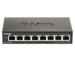 Server &ndash; muud tarvikud D-link Smart Gigabit Ethernet Switch DGS-110-08V2 Managed, Desktop, Power supply type External, Ethernet LAN (RJ-45) ports 8