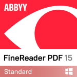 Tarkvara ABBYY  FineReader PDF 15 Standard, Single User License (ESD), Subscription 3 years