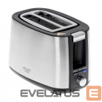 R&ouml;ster Adler  Toaster AD 3214  Power 750 W, Number of slots 2, Housing material Stainless steel, Stainless steel/Black
