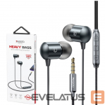 K&otilde;rvaklapid yesido YH42 Earphone 3.5mm With Microfone Black