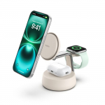 Juhtmeta laadija Belkin  UltraCharge Pro 25w Qi2 3in1 Magnetic Charger Sand