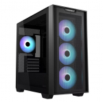 Arvuti korpus Asus Case||A21 PLUS|MidiTower|Case product features Transparent panel|Not included|MicroATX|MiniITX|Colour Black|A21PLUSTGARGBBLACK