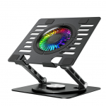 Muu arvutitarvik Wozinsky  Wozinsky WDCX-X16-AS CoolBase RGB 360&deg; Cooling Stand for Laptop and Tablet - Black