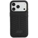 Tagakaaned Audi  Audi Leather Case MagSafe for iPhone 18 Pro / 17 Pro - Black