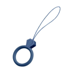 Muud kaubad Hurtel  Silicone lanyard for the phone diamond ring pendant for a finger dark blue - OUTLET