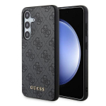 Tagakaaned Guess - Guess 4G Metal Gold Logo case for Samsung Galaxy A35 - black Black