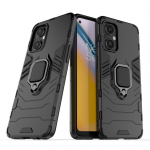 Tagakaaned Hurtel Ring Armor tough hybrid case cover + magnetic holder for OnePlus Nord N20 5G black