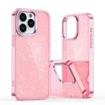 Tagakaaned Hurtel  Glitter Case for iPhone 16 - pink with glitter