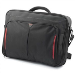 S&uuml;learvuti kott Targus  Clamshell Laptop Bag CN418EU Black/Red, Shoulder strap, Briefcase