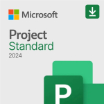 Nutikell Microsoft &reg; Project Standard 2024 All Languages Online Product Key License 1 License Downloadable ESD NR |