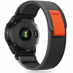 Rihm Tech-Protect Tech-Protect Nylon Strap for Garmin Fenix 3 / 5X / 3HR / 5X Plus / 6X / 6X Pro / 7X - Black-Orange