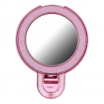 Muu OEM  Phone stand CIRCLE MIRROR - stick-on - pink