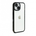Tagakaaned iLike Apple iPhone 15 STARS LENS ACRYLIC COVER Black