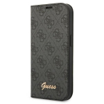 Tagakaaned Guess  Guess GUBKP14LHG4SHK iPhone 14 Pro 6.1 "black / black book 4G Vintage Gold Logo