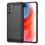 Tagakaaned Hurtel Carbon Case flexible cover for Motorola Moto G Stylus 2022 black