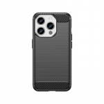 Tagakaaned Hurtel  Flexible carbon pattern case for iPhone 15 Pro Carbon Case - black
