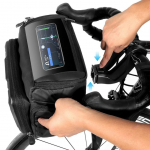 Jalgratta tarvik WILDMAN WILDMAN traveling bag for bike handlebars with zipper GS6 4L ( 4 "- 7" ) black