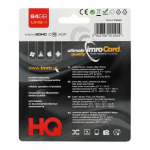 M&auml;lukaardid Imro IMRO memory card microSD 64GB 100MB/s class 10 UHS I with adapter SD