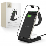 Kaabel Tech-Protect  Tech-Protect QI15W-A36 3in1 Charging Station for Apple - Black