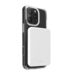 V&auml;line aku Puro Powerbank Puro Mag Plus 5000mAh 20W Qi2 compatible with MagSafe 1x USB-C Power Delivery - white