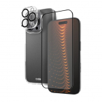 Kaitseklaasid SBS  SBS set with D3O technology for iPhone 16 Pro - case + glass screen and camera protector - transparent