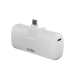 V&auml;line aku SBS  SBS EcoPower 5000 mAh 10W Powerbank with Built-in USB-C Port - White