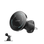 &Uuml;mbrised Joyroom Joyroom JR-ZS502 MagSafe Compatible Car Holder with Wireless Charger for Air Vent/Dashboard - Black