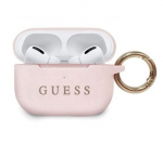 Korpus k&otilde;rvaklappidele Guess Apple Silicone Cover for AirPods Pro Light Pink
