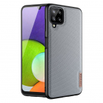 Tagakaaned Dux Ducis  Dux Ducis Fino case covered with nylon material for Samsung Galaxy A22 4G gray