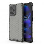 Tagakaaned Hurtel  Honeycomb case for Xiaomi Redmi Note 12 Pro+ armored hybrid cover black
