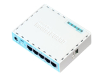 Ruuterid Mikrotik  Wired Ethernet Router (No Wifi) RB750Gr3, hEX, Dual Core 880MHz CPU, 256MB RAM, 16 MB (MicroSD), 5xGigabit LAN, USB, PCB and Voltage temperature monitor, Beeper, IP20, Plastic Case, RouterOS L4