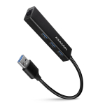 Laadija Axagon HMA-GL3A SuperSpeed USB-A hub + gigabit LAN