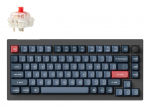 Arvuti klaviatuur Keychron Keychron V1 Max RGB - US Layout - Hot-Swappable Gateron Jupiter Red Wireless Keyboard
